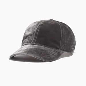 Madewell velvet baseball cap